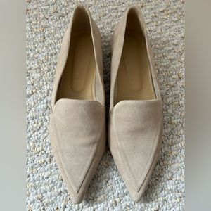 AEYDE Martha Loafers in Hazelnut Suede - Size 38.5